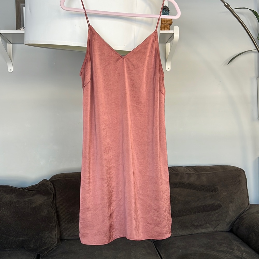 Wilfred copper slip dress - short size M